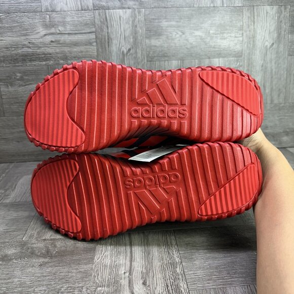 Adidas Kaptir 2.0 Men's size 12 Black Red Running Shoes - Picture 7 of 8